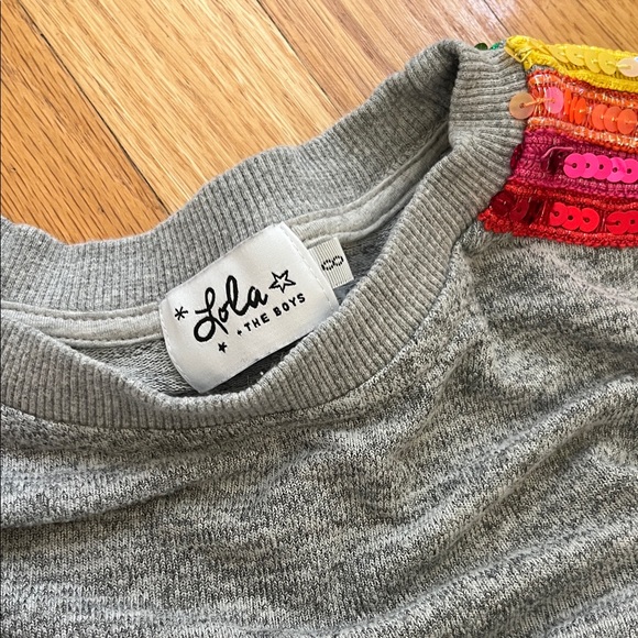 Lola + The Boys Sequin Rainbow Tracksuit - Picture 4 of 6